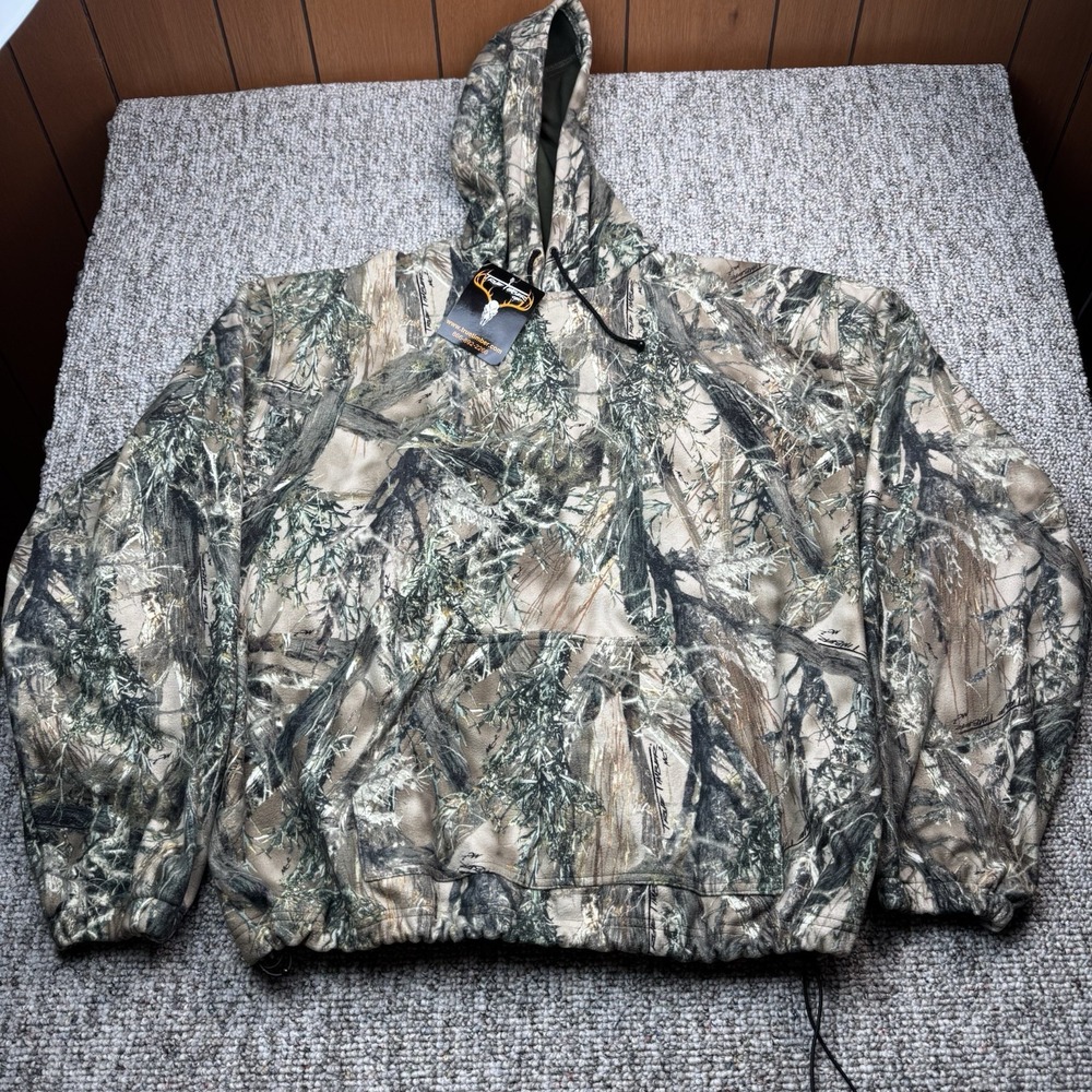TrueTimber Camo Hoodie Mens 2XL Jacket Camo Long Sleeve Pullover NWT